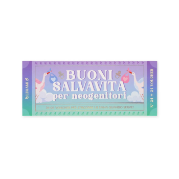 Legami - Blocchetto Buoni Salvavita per Neogenitori (MDV0002)