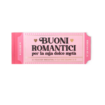 Legami - Blocchetto con 24 Buoni Romantici in lingua Italiana (LC0001)