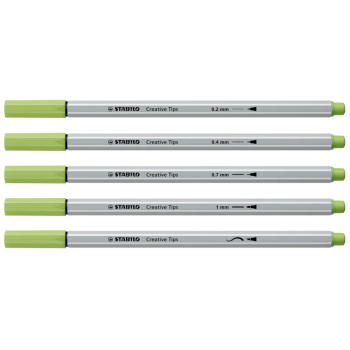 Stabilo - Set Creative Tips Scatola in metallo Arty da 30 prodotti (89/30-6-1-20)