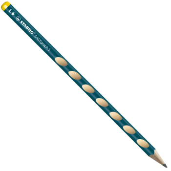 Stabilo - Conf. 6 Matite Easy Graph in grafite ergonomica con fusto sottile per Mancini color petrolio - HB