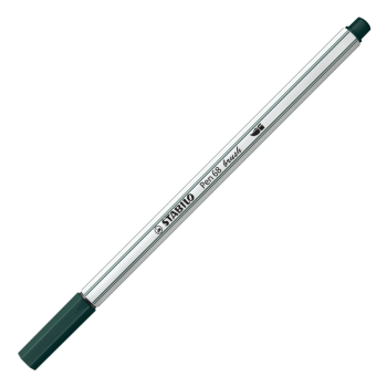 Stabilo - Pennarello singolo con punta morbida a pennello Pen 68 brush  - verde terra (568/63)