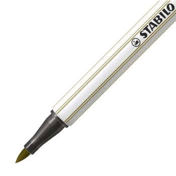 Stabilo - Pennarello singolo con punta morbida a pennello Pen 68 brush - verde muschio (568/37)