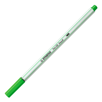 Stabilo - Pennarello singolo con punta morbida a pennello Pen 68 brush - verde foglia (568/43)