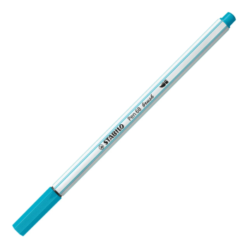 Stabilo - Pennarello singolo con punta morbida a pennello Pen 68 brush - blu chiaro (568/31)
