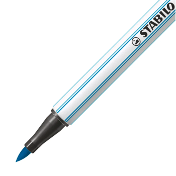 Stabilo - Pennarello singolo con punta morbida a pennello Pen 68 brush - blu chiaro (568/31)