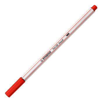 Stabilo - Pennarello singolo con punta morbida a pennello Pen 68 brush - carminio (568/48)