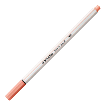 Stabilo - Pennarello singolo con punta morbida a pennello Pen 68 brush - albicocca (568/26)