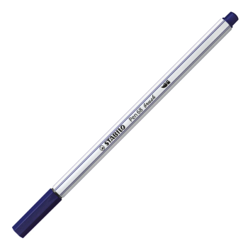Stabilo - Pennarello singolo con punta morbida a pennello Pen 68 brush -  blu di Prussia (568/22)