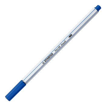 Stabilo - Pennarello singolo con punta morbida a pennello Pen 68 brush - blu oltremare (568/32)