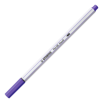 Stabilo - Pennarello singolo con punta morbida a pennello Pen 68 brush - viola (568/55)