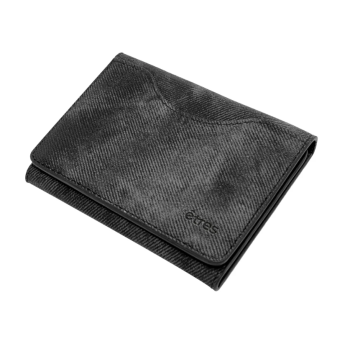 Etres - Portafoglio Smart Icon Jeans si aggancia facilmente allo Smartphone - Jeans Black (ET-CL020)