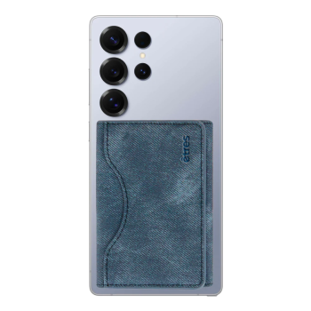 Etres - Portafoglio Smart Icon Jeans si aggancia facilmente allo Smartphone - Jeans Blue (ET-CL022)