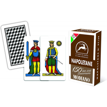 Modiano - Carte da gioco Napoletane Marrone 150° anniversario
