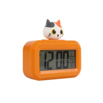 i-Total - Sveglia Digitale Gatto Arancione (XL2836)