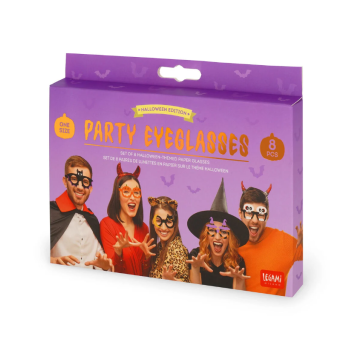 Legami - 8 Occhiali Di Carta Di Halloween  Party Eyeglasses (HPE0003)