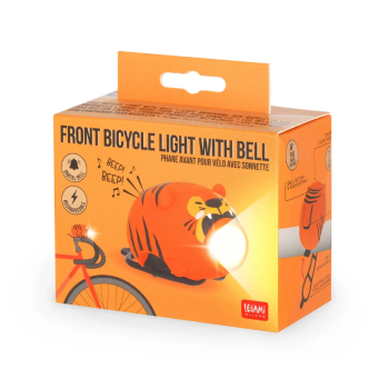 Legami - Luce Anteriore per Bicicletta con Campanello a tema Tigre (BKL0003)