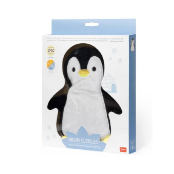 Legami - Cuscino Termico con Semi di Lino a tema Pinguino