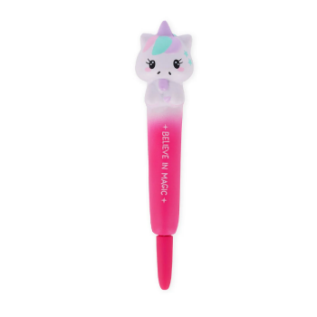 Legami - Penna Gel Antistress - Squeezies - Unicorn con inchiostro nero(SQP0001)