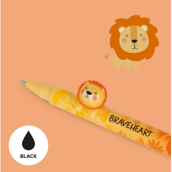 Legami - Penna Gel con Lion decorativo della famiglia Lovely Friends (CPP0013)
