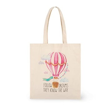 Legami - Borsa di cotone, Ecologica, Tema Air balloon