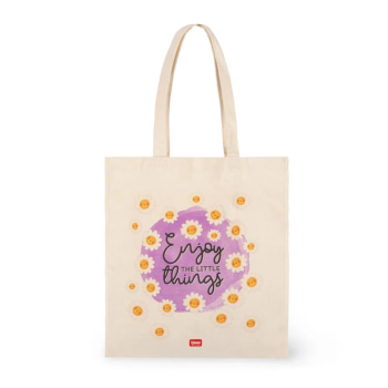 Legami - Borsa in cotone a tema Daisy