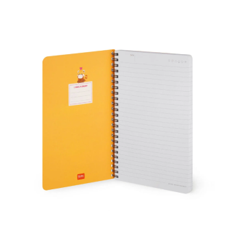 Legami - Quaderno a Righe A5 con spirale con Copertina Rigida Illustrata - Red Panda (A5NOTS0046)