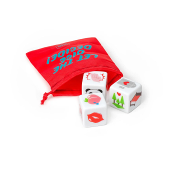 Legami - Set di 3 Dadi Piccanti Gioco per Coppie (DND0002)