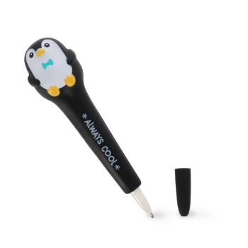Legami - Penna Gel Antistress - Squeezies - Pinguino con inchiostro Nero (SQP0004)
