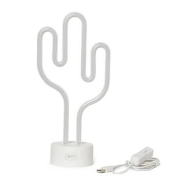 Legami - Lampada Decorativa da Tavolo a Led Effetto Neon a forma di Cactus (LL0001)