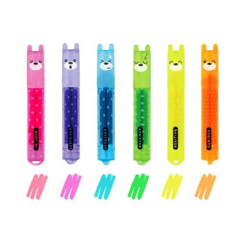 Legami - Set di 6 Mini Evidenziatori - Teddy's Mood (MH0003)