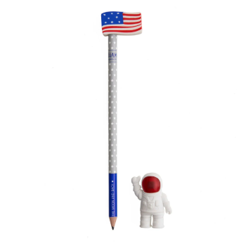 Legami - Set di 2 Gomme e 1 Matita - To The Moon And Back (ASTRO0001)