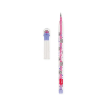 Legami - Matita Impilabile con Gomma - Take a Tip - Kitty (STE0001)