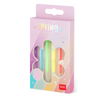Legami - Set di 6 Penne Gel Pastello Multicolore (PGP0001)