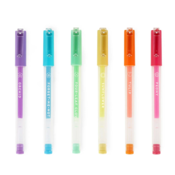 Legami - Set di 6 Penne Gel Pastello Multicolore (PGP0001)