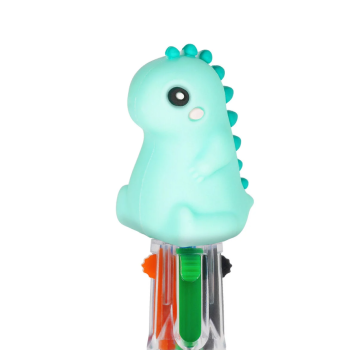 Legami - Mini Penna a Sfera 4 Colori - Mini Magic Rainbow Dino (MRP0002)