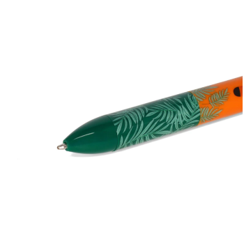 Legami - Penna a Sfera a Due Colori - Click&Clack - Tigre Inchiostro: Blu e arancione (CLICK0028)