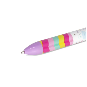 Legami - Penna a Sfera a Due Colori - Click&Clack - Unicorno Inchiostro: viola e rosa (CLICK0026)
