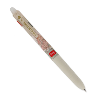 Legami - Penna Gel Cancellabile 3 Colori - Travel inchiostro nero, rosso e blu (TEP0001)