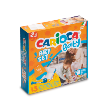 Carioca Baby - Scatola Baby Art Set con 12 prodotti per disegnare (Anni 2+)