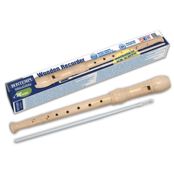 Bontempi - Flauto Dolce in Legno con Diteggiatura Barocca per un'Esperienza Musicale Autentica