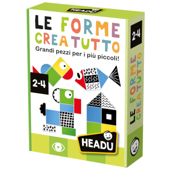 Headu - Le Forme Crea Tutto Grandi Pezzi Per I Più Piccoli (2/4 Anni)