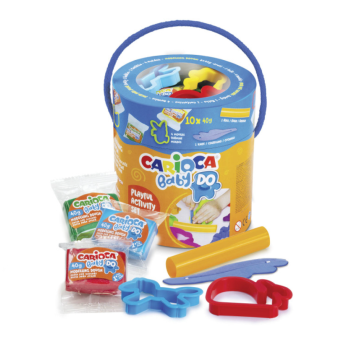 Carioca - Playset Pasta da Modellare Baby Do - 16 Pz (43189)