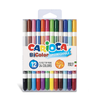 Carioca - Pennarelli BiColor - 12 Pz (42265)