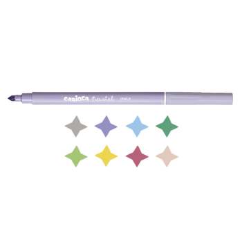 Carioca - Pennarelli Pastel - 8 Pz (43032)