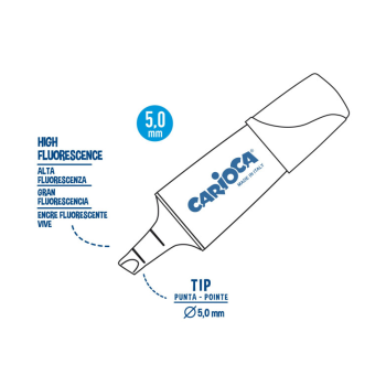 Carioca - Evidenziatori Minilight Fluorescenti - 4 Pz