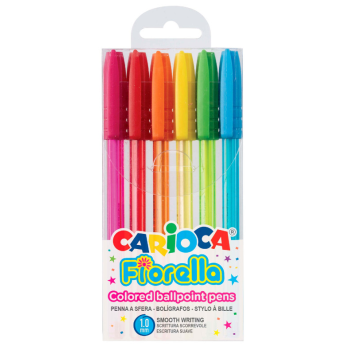 Carioca - Penne Colorate Fiorella - 6 Pz (42774)