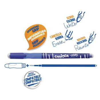 Carioca - Penne Cancellabili Oops - 6 Pz (43037)