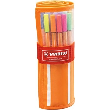 Stabilo - pennarelli point 88 rollerset da 30 colori ass. (8830-2)