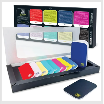 Blasetti - Set Quaderni mini One Color Therapy Gift Box 10pz - Carta da 80gr, interno con stampa a righe