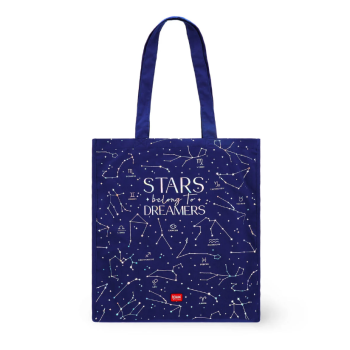 Legami -  Borsa in Cotone a tema Stelle (CBAG0007)